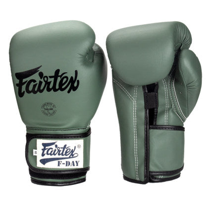 Fairtex BGV11 F-DAY LIMITED EDITION THAI MUAY THAI BOXING GLOVES Leather 8-16 oz
