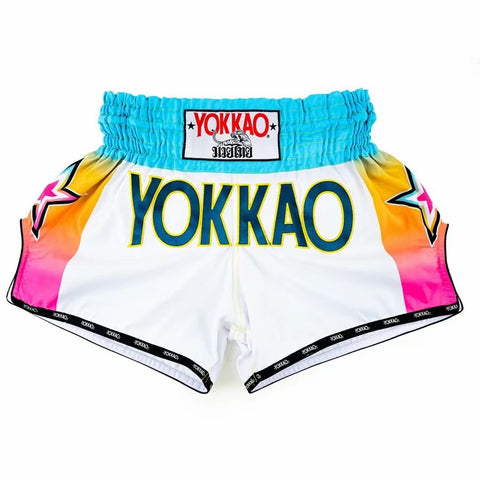 YOKKAO HAVANA CARBONFIT MUAY THAI MMA BOXING Shorts S-XXL White