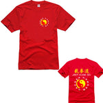 Martial Art Kung Fu JKD Jeet Kune Do T-Shirt Uniform Cotton Size S-XXXXL Red