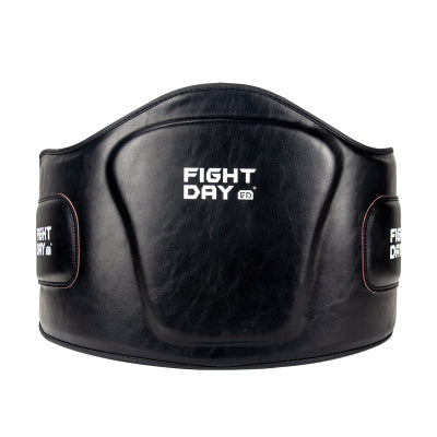 FIGHT DAY BPV1 MUAY THAI BOXING MMA SPARRING BELLY PROTECTOR PAD Size Free 48 x 33 x 24 cm Black