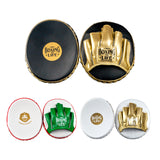 NO BOXING NO LIFE SPEED & ACCURACY MUAY THAI BOXING MMA PUNCHING FOCUS MITTS PADS 3 Colours