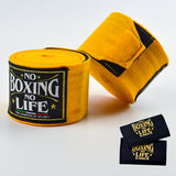 NO BOXING NO LIFE BOXING HANDWRAPS WITH HAND GEL KUNCKLES ELASTIC 3 m Vary Colours