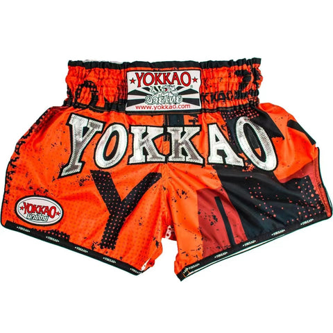 YOKKAO URBAN CARBONFIT MUAY THAI MMA BOXING Shorts S-XXL Orange