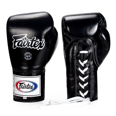 Fairtex BGL6 MUAY THAI BOXING GLOVES Lace Up Leather 8-16 oz 4 Colours –  AAGsport