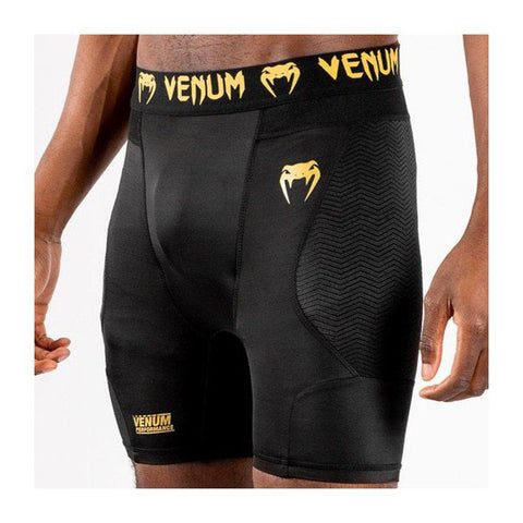 VENUM-03725-126 G-Fit MEN'S COMPRESSSION SHORTS XS-XXL Black Gold