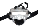 Full Face Clear Shield Mask 2.0 Rear Extra Protection For Martial Arts / Taekwondo / MMA / JKD / Wing Tsun Dipped Foam Headgear Guard Protector Adult