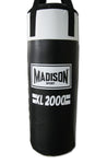 MADISON MUAY THAI BOXING MMA PUNCHING HEAVY BAG - UNFILLED 30 cm x 90 cm with Free Swivel Hook, Free Foam Lined Filled & Anchor Bolt Hook