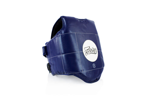 FAIRTEX PV1 MUAY THAI BOXING MMA SPARRING BODY SHIELD PROTECTOR VEST Size S-XL Blue