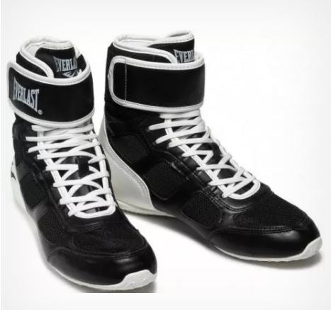 CLEARANCE SALES EVERLAST RING BLING BOXING SHOES BOOTS HIGH TOP Eur 31-45 Black White
