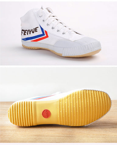Feiyue Shanghai Fe Mid 1920 Classic Martial Art / Kung Fu / Wushu / Tai Chi Skate Sports Street Fashion Training Shoes / Sneakers Mid Top Size 35-47