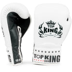 Top King TKBGSC Super Comp Lace Up MUAY THAI BOXING GLOVES Cowhide Leather 8-14 oz 4 Colours