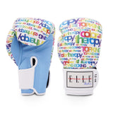 Top King TKBGEA01 ELLE "COLOR THERAPY" MUAY THAI BOXING GLOVES Cow Hide Leather 8-14 oz Blue