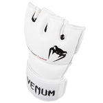 Venum 0124 Impact MMA MUAY THAI BOXING SPARRING GLOVES Skintex Leather Size S / M / L-XL White