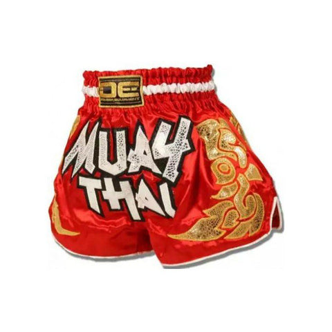 DANGER EQUIPMENT EXCLUSIVE RED Youth MUAY THAI BOXING Shorts K1-K4