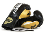 GREENHILL ARES PROFESSIONAL COMPETITION BOXING GLOVES Lace Up Horsehair padding 8-10 oz 2 Colours