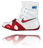 NIKE HYPERKO 1 PROFESSIONAL BOXING SHOES BOXING BOOTS US 6 White-Red