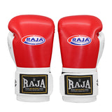 RAJA RBGP-9 MUAY THAI BOXING GLOVES Cooltex PU Leather Kids 6 oz Red