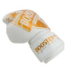 BOOSTER PRO SHIELD 3 MUAY THAI BOXING GLOVES Cowhide Thai Leather 8-16 oz White
