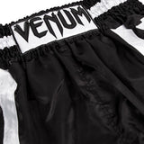 VENUM ELITE BOXING Shorts Trunks XS-XXL BLACK-WHITE Venum-03114-108