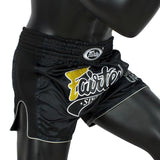 Fairtex MUAY THAI BOXING Shorts XS-XXL Black BS1708