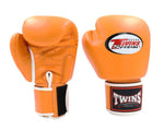 Twins Special BGVL3 KIDS MUAY THAI BOXING GLOVES Leather 6 oz Apricot