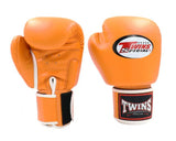 Twins Special BGVL3 KIDS MUAY THAI BOXING GLOVES Leather 6 oz Apricot