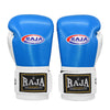 RAJA RBGP-9 MUAY THAI BOXING GLOVES Cooltex PU Leather 8-12 oz Blue