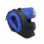 DANGER EQUIPMENT DEHGE-020 MUAY THAI BOXING MMA SPARRING PRO HEADGEAR HEAD GUARD PROTECTOR Leather XS-XL Black Blue