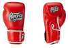 TFM GEAR GV1 MUAY THAI BOXING GLOVES Microfiber Leather 8-18 oz Red