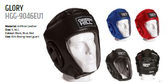 GREENHILL GLORY BOXING SPARRING HEADGEAR HEAD GUARD PROTECTOR Size S-L 3 Colours