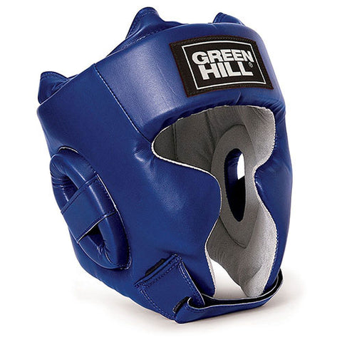 GREENHILL SPARRING BOXING SPARRING HEADGEAR HEAD GUARD PROTECTOR Size S-XL Blue