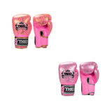 Top King TKBGSS Super Snake MUAY THAI BOXING GLOVES Cowhide Leather 8-16 oz 2 Colours Dark Pink Series