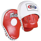 FAIRTEX ULTIMATE CONTOURED FMV9 MUAY THAI BOXING MMA PUNCHING FOCUS MITTS PADS Red White