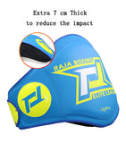 RAJA RTHA-9 THAI BOXING MMA SPARRING BELLY PROTECTOR PAD C Tex Leather Free Size 4 Colours