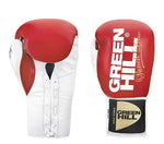 GREENHILL PROFFI PROFESSIONAL COMPETITION BOXING GLOVES LACE UP 8-16 oz Red White