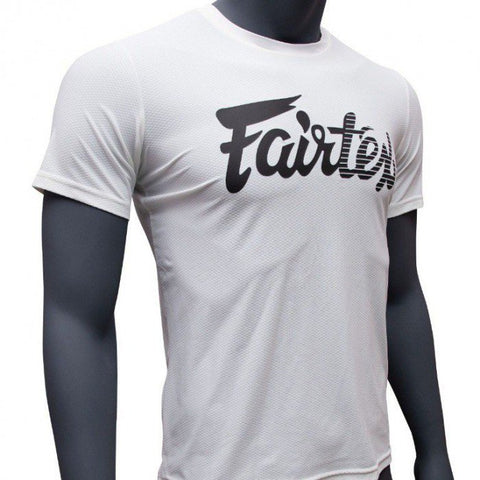 FAIRTEX DRI-FIT MUAY THAI T-SHIRT TST181 Dri-Fit S-XL White