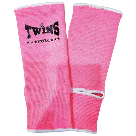 TWINS SPECIAL AG1 MUAY THAI  BOXING MMA ANKLE SUPPORT GUARD M-L Pink