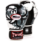 TWINS SPECIAL MUAY THAI BOXING GLOVES Leather 8-16 oz FBGV-36 4 Colours White / Red / Pink / Purple
