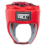 GREENHILL TRAINING BOXING SPARRING HEADGEAR HEAD GUARD PROTECTOR Size S-XL Red
