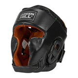 GREENHILL SPARTAN BOXING SPARRING HEADGEAR HEAD GUARD PROTECTOR Size S-XL Black