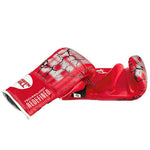 GREENHILL SPEED TRAINING BAG GLOVES MITTS FULL THUMB ELASTIC CLOSURE S-XL Red