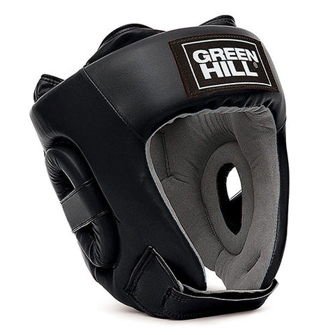 GREENHILL TRAINING BOXING SPARRING HEADGEAR HEAD GUARD PROTECTOR Size S-XL Black