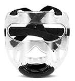 RAJA RAFMK-5 CLASSIC FULL FACE CLEAR SHIELD MASK FOR MUAY THAI BOXING MMA HEADGEAR EXTRA PROTECTION Size S / L