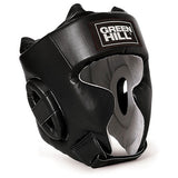 GREENHILL SPARRING BOXING SPARRING HEADGEAR HEAD GUARD PROTECTOR Size S-XL Black