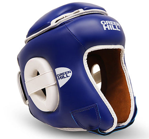 GREENHILL WIN BOXING SPARRING HEADGEAR HEAD GUARD PROTECTOR Size S-XL Blue