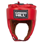 GREENHILL FIVE STAR IBA APPROVED BOXING SPARRING HEADGEAR HEAD GUARD PROTECTOR Size S-XL Red