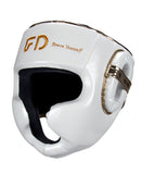 Fight Day FDCX1 Brace Yourself MUAY THAI BOXING MMA SPARRING HEADGEAR HEAD GUARD PROTECTOR Microfiber Size S-L  2 Colours