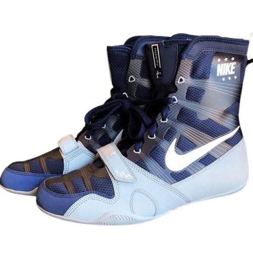 NIKE 1 PROFESSIONAL BOXING SHOES US 4-13 Navy-Whi AAGsport