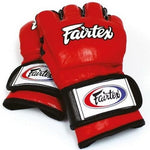 FAIRTEX MMA MUAY THAI BOXING GLOVES Thumb Enclosure Leather FGV13 Size M-XL 3 Colours