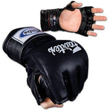 FAIRTEX MMA MUAY THAI BOXING GLOVES Thumb Enclosure Leather FGV13 Size M-XL 3 Colours